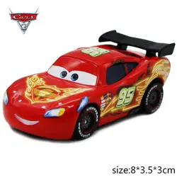 Disney Pixar Cars 2 3 Молния Маккуин Джексон Стиль Pisten чашки Чемпион № 95 Racer металла 1: 55 литья под давлением модели автомобиля игрушка в подарок