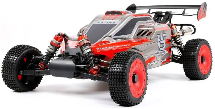 Rovan 4WD V5 внедорожный транспортное средство с дистанционным управлением с 45cc мощный 2-х тактный бензиновый двигатель - Цвет: red