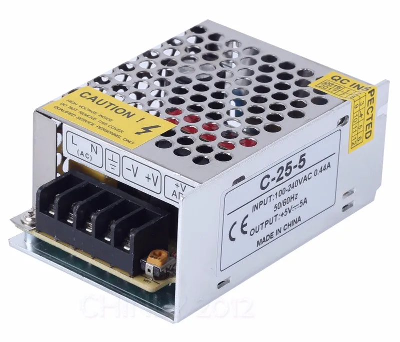 Светодиодный Питание DC5V 2A/5A/10A/20A/30A/40A/60A10W-300W Светодиодный драйвер для WS2812 WS2812B WS2813 APA102 SK6812) трансформатор-переключатель