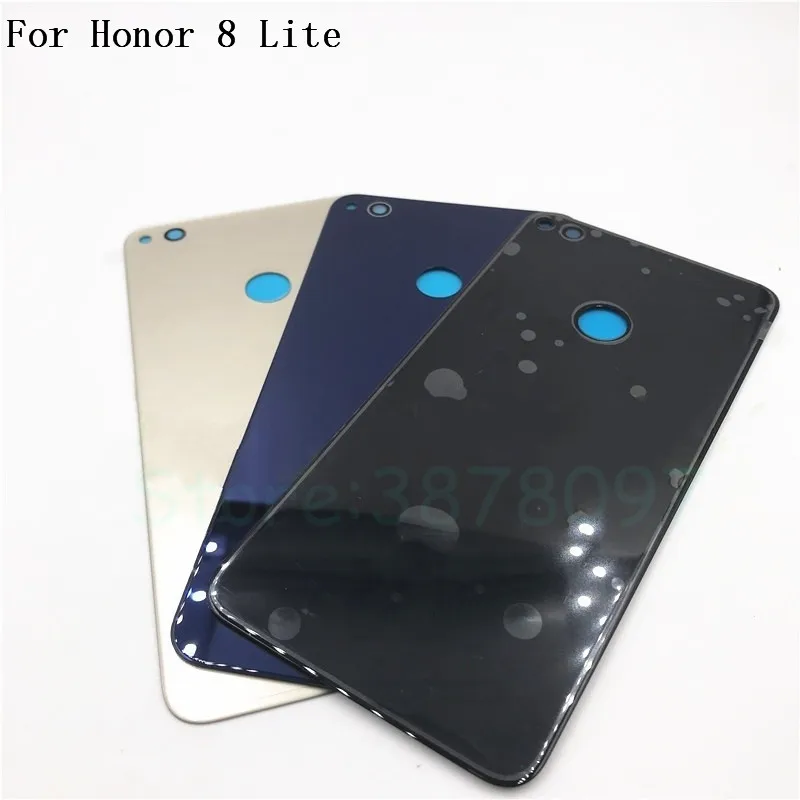 

5.0" Battery Back Cover For Huawei Honor 8 Lite Battery Cover P8 Lite 2017 Back Rear Housing Door with Adhesive Replacement