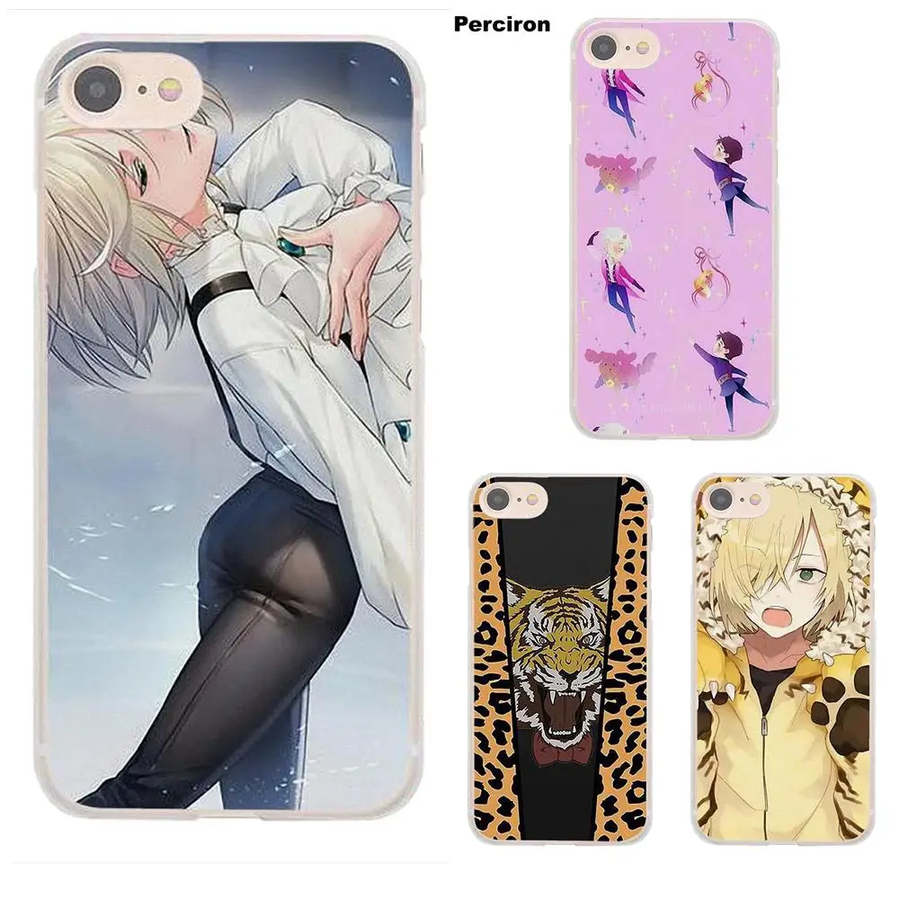 Чехол-накладка с японским аниме Yuri On Ice для Apple iPhone X 4 4S 5 5C SE 6 6S 7 8 Plus LG G3 G4 G5 G6 K4 K7 K8 K10