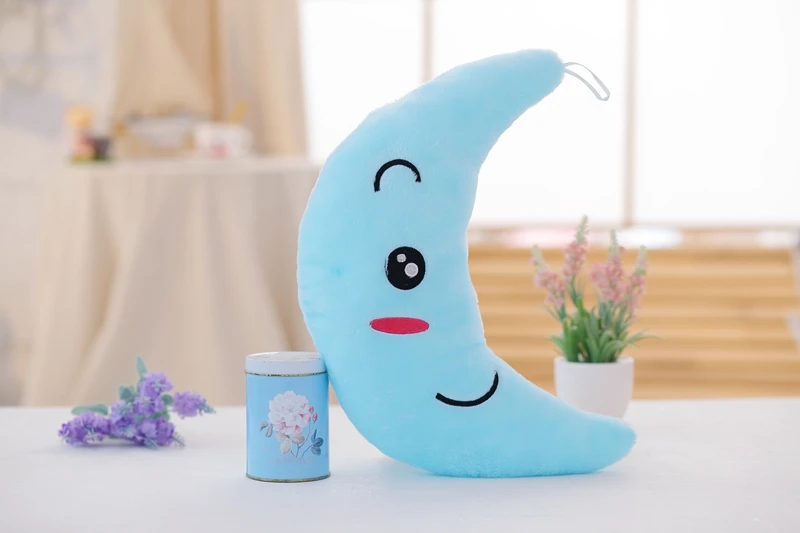 Bonito de Pelúcia Brinquedos de Pelúcia Decoração de Natal Presentes para Crianças Light-up Travesseiro Macio Dormir Pillowhome Meninas Crianças Brinquedos Lua 31 lua travesseiro macio dormir pillowhome decoração de