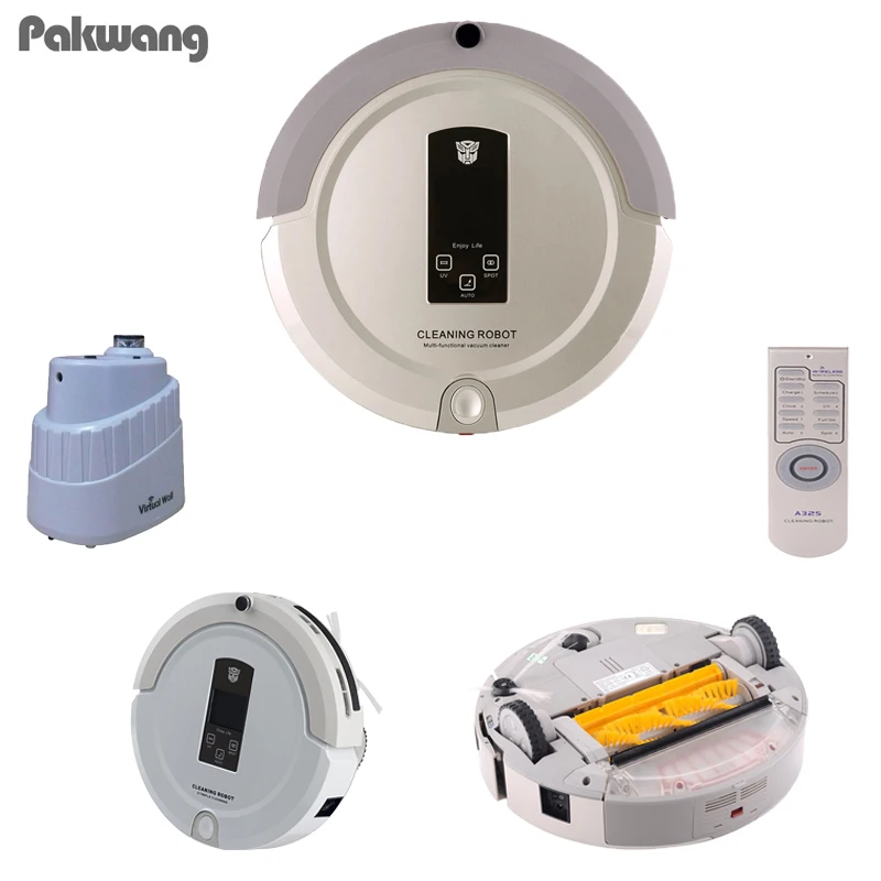

PAKWANG High Quality A325 Wireless Robot Vacuum Cleaner Intelligent Vacuum Cleaner,UV Sterilize Virtual Boundary HEPA Filter