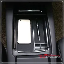 For Tesla Model X / Model S 2016 2017 2018 Interior Armrest Storage Box Case Organizer 1 set Car styling Accessories