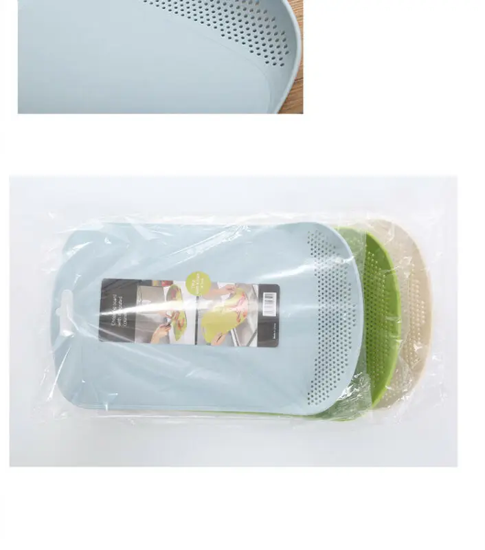 Кухонная многофункциональная Толстая пластиковая разделочная доска блоки сливная корзина для раковины инструменты для овощей и мяса кухонные принадлежности