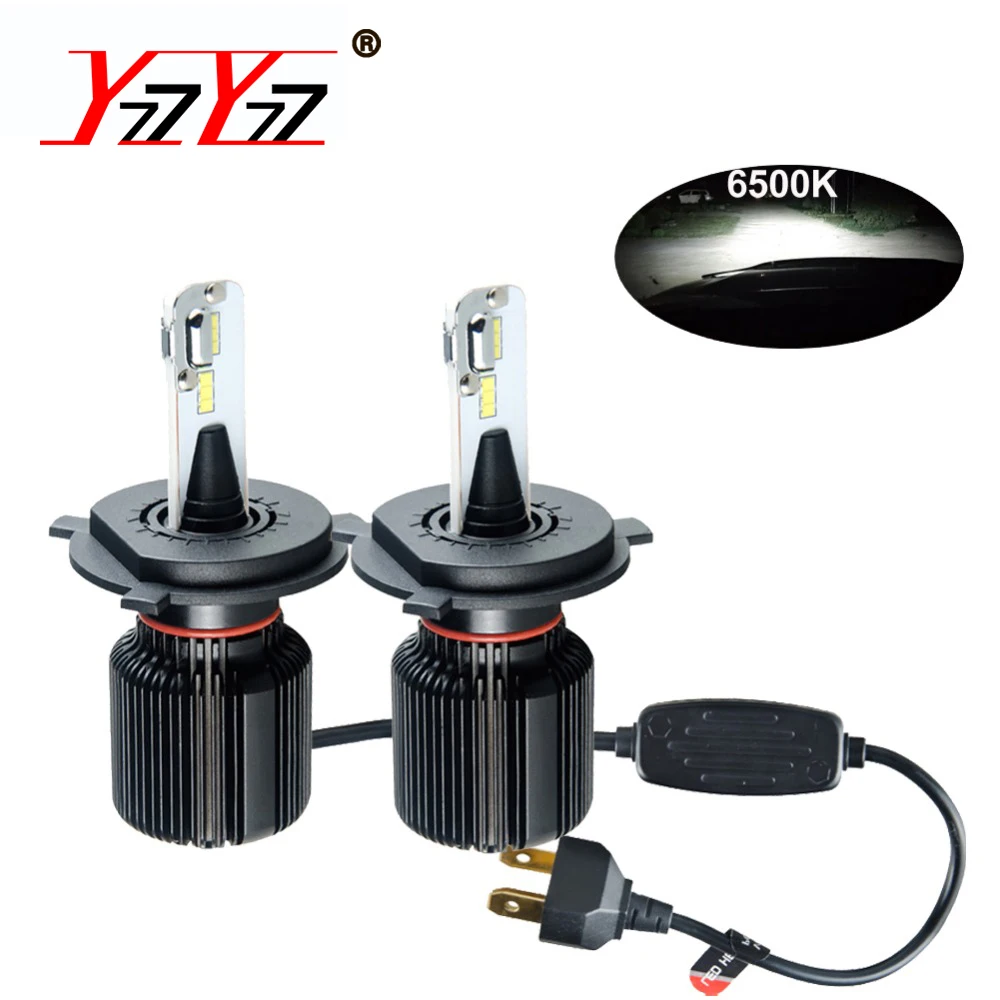 

Fanless H7 Led Car Light Bulbs Canbus 12V HB3 HB4 H13 Auto Light 6500K H8 H9 H11 8000LM Bombillas Led Coche 6500K Lampada Led h4