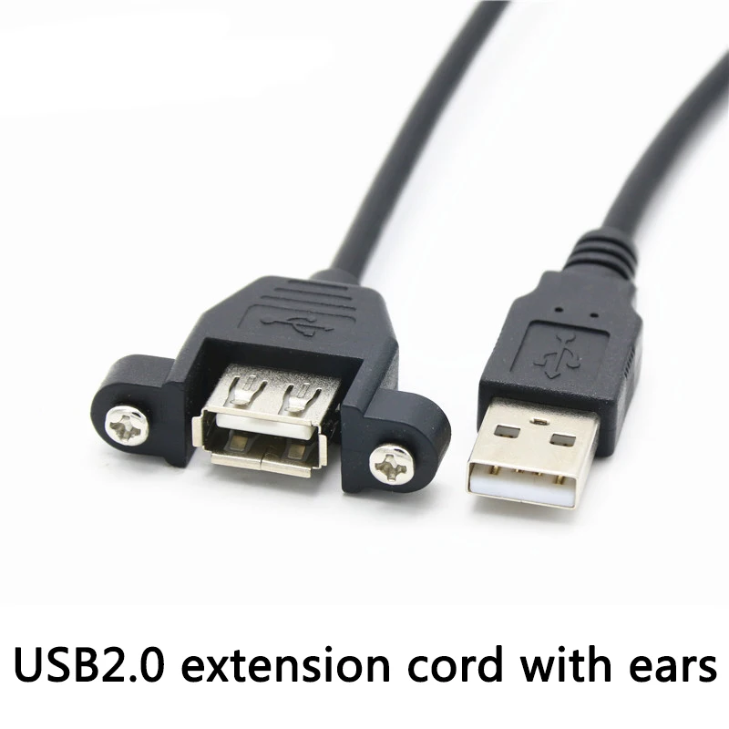 Провод для передачи данных компьютера USB 2 0 B гнездо панель крепление к Мужской