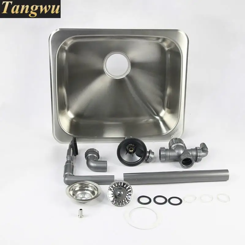 Раковины кухонные утолщенные из нержавеющей стали 304 53 х45 см|stainless steel sink|kitchen sinksteel