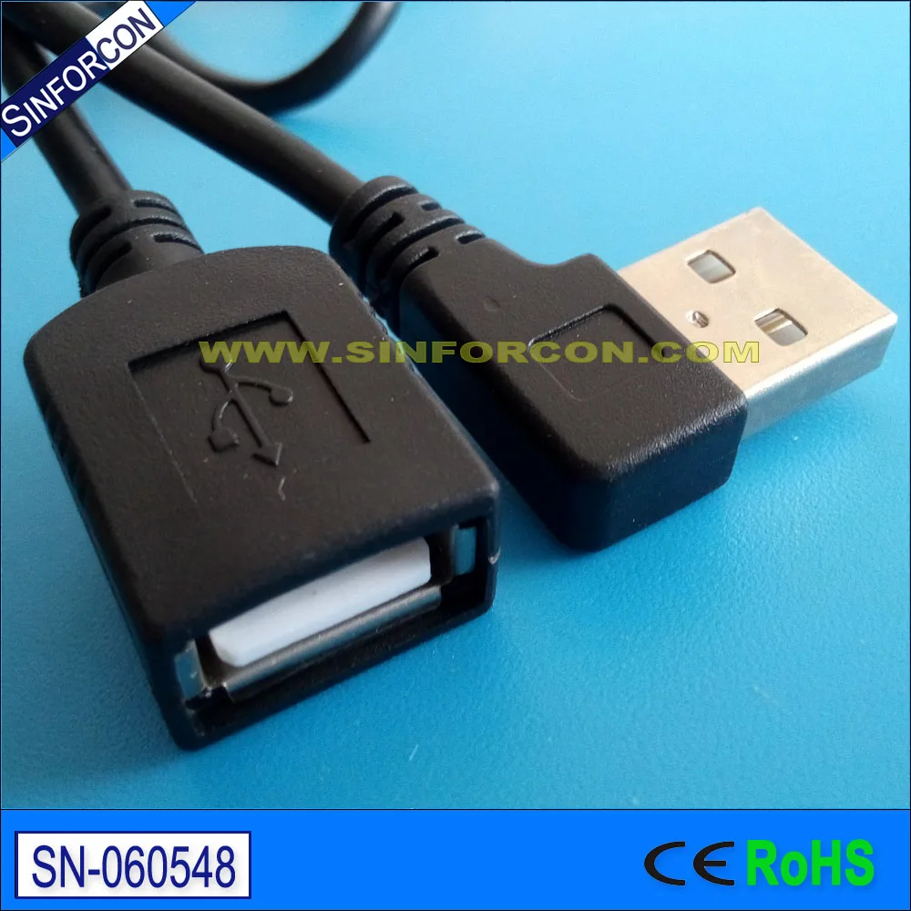 Угловой Удлинительный usb-кабель l-образной формы локоть usb-разъем | Компьютеры и