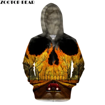

Cloud&Skull 3D Zip Hoodie Men Zipper Casual Sweatshirt Printed Tracksuit Brand Pullover Personality Male DropShip ZOOTOPBEAR