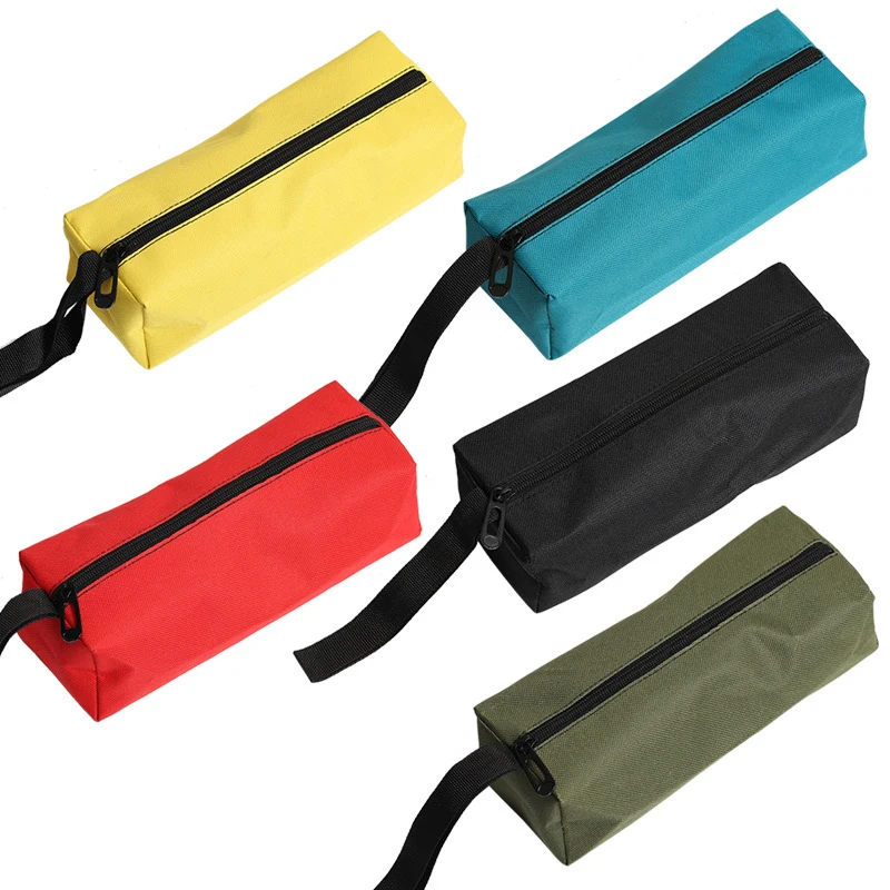 Zipper Tool Bag Pouch Organize Electrician Plumber Hand Parts Small Storage Case 