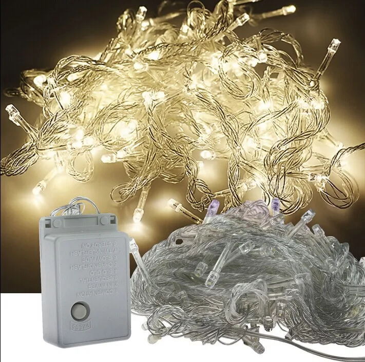 220V EU Plug 10m 100leds Led String Light for Outdoor Trees Holiday
