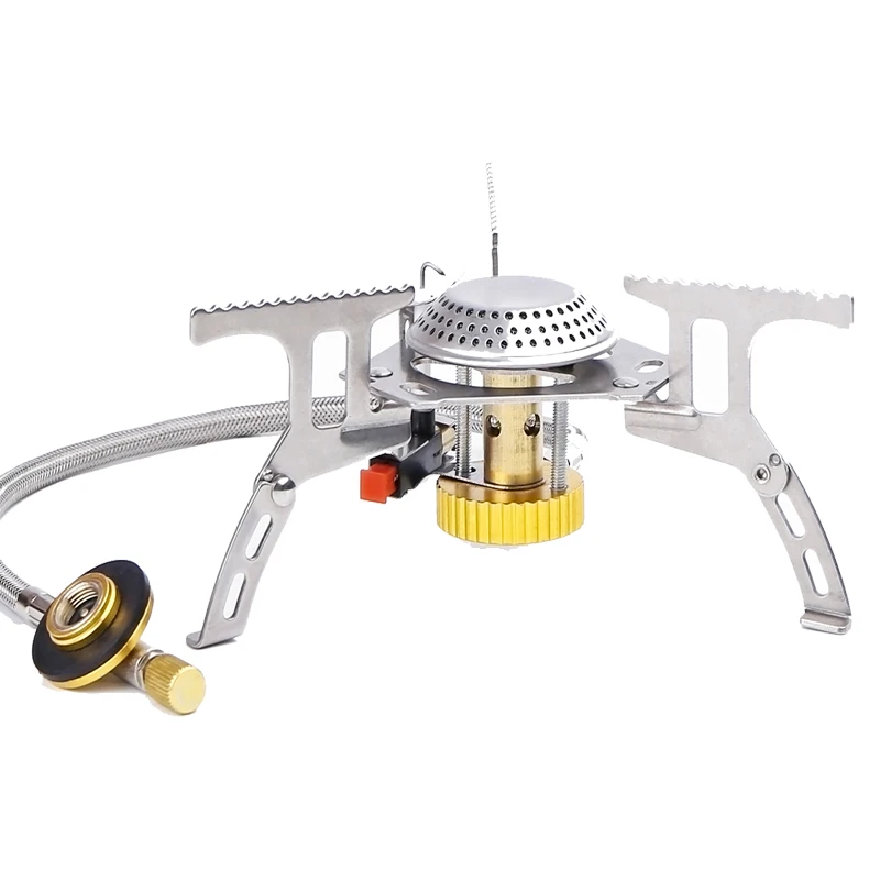 

3500W Igniter Camping Gas Stove Portable Outdoor Folding Gas Stove Camping Equipment Hiking Picnic