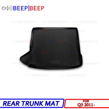 

For Audi Q3 2011- car trunk mat rear inner boot cargo tray floor carpet car styling decoration interior accessories