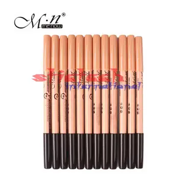 

by ems or dhl 100sets Menow Double Eyebrow 2 in 1 Makeup Double Function Eyebrow Pencils Concealer Pencil Super Cosmetic