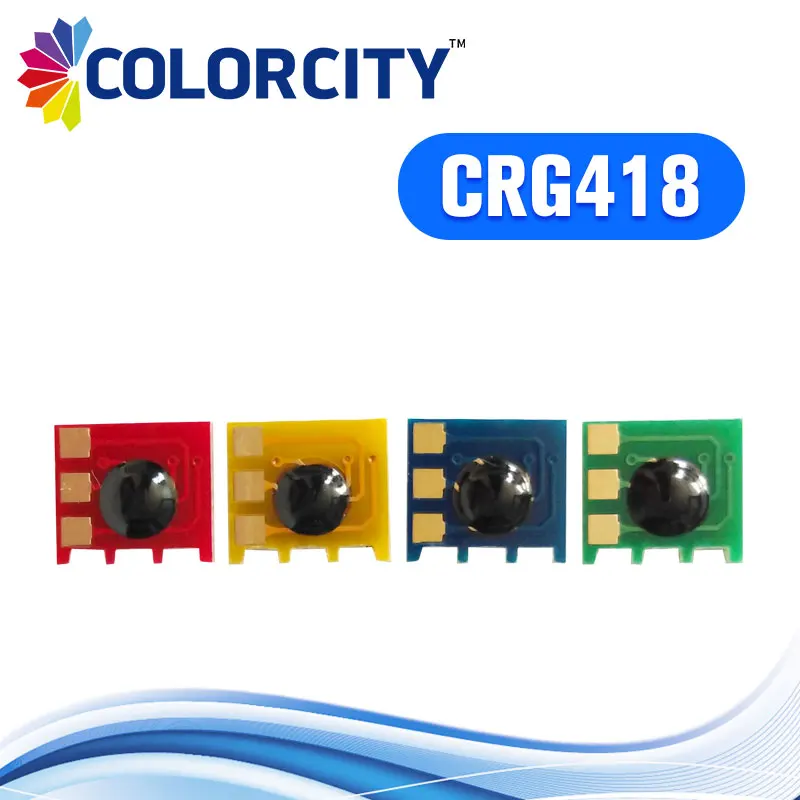 5 комплектов CRG118 CRG318 CRG418 CRG718 тонер чип для Canon crg 118 318 418 LBP 7200 7660 7660cdn MF8330 MF8350cn 8350 8380cdw