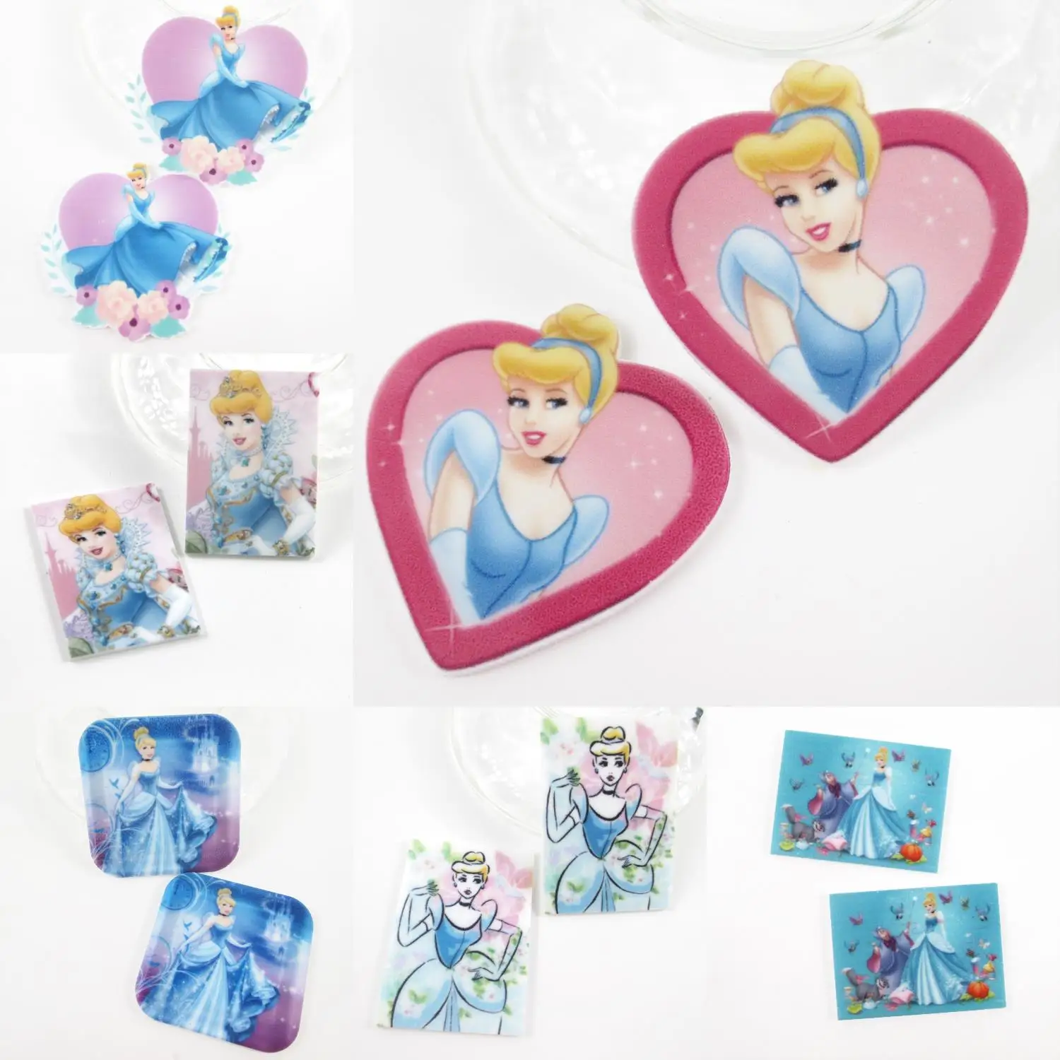 

David accessories Cartoon cartoon girls flatback planar resins 10 pieces,DIY handmade craft materials accessories,10Yc564