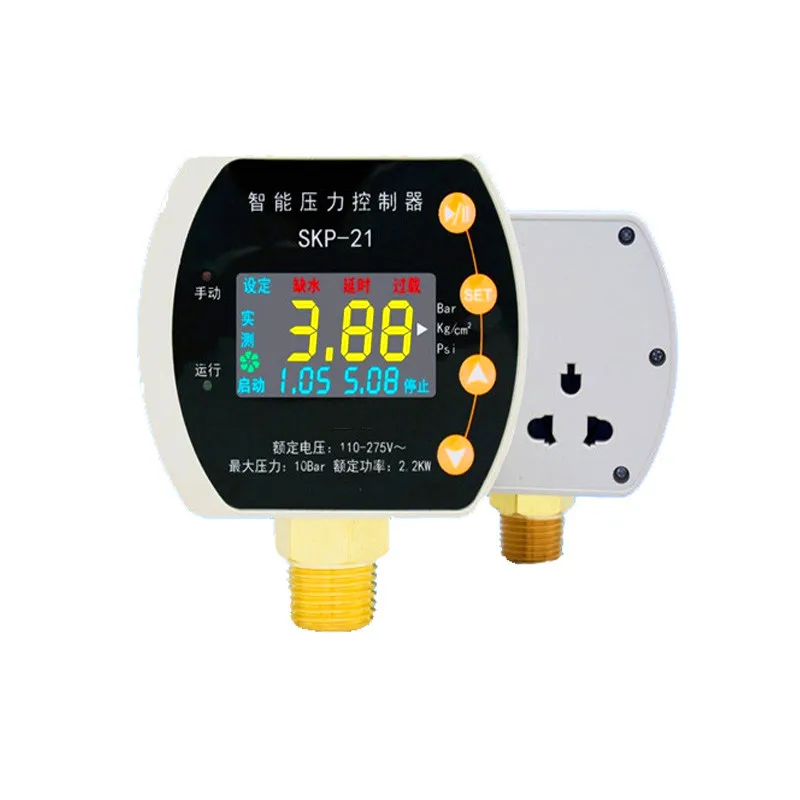 SKP-21 водяной насос регулятор давления автоматический интеллектуальный ЖК-дисплей Регулируемый переключатель давления