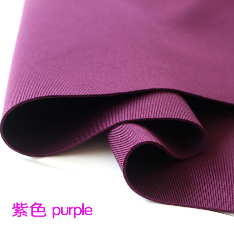 

Thick Stretch Spandex Fabric Purple Knitted Fabric Stretchy Jersey Fabric skirt Sold By The Yard Free shipping