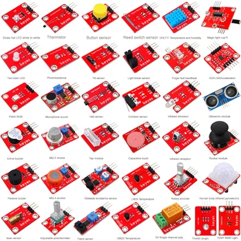 

KEYES 37 in 1 Sensor Starter Kit FOR ARDUINO Electronic Building Blocks Sensor Robot Kit
