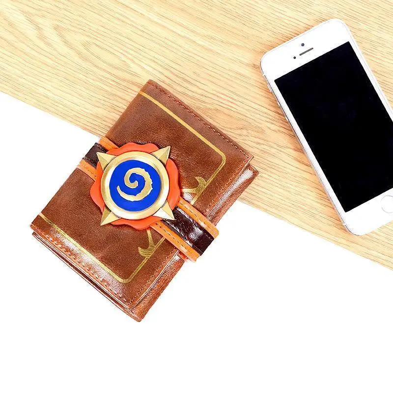 

Hearthstone 3D Logo Wallet Hearth Of The Stone Wallet Three Folds men's wallet excellent qulity