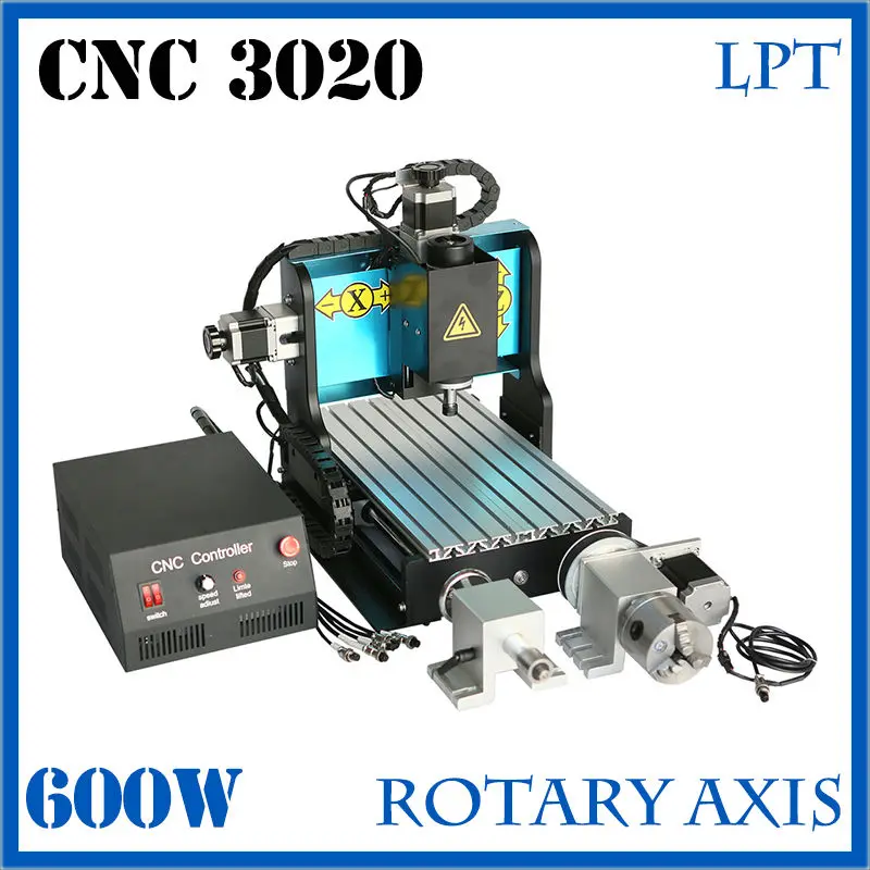 

Parallel Port Automatic Pcb Engraving Cnc Router 3020 4 Axis 3d Wood Carving Machine Mini Cnc Wood Router