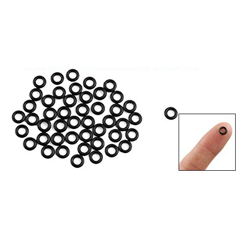 

Promotion 50 pcs Sealing rings / O-ring, for automobiles, made of nitrile rubber, 6.5 x 1.5 mm