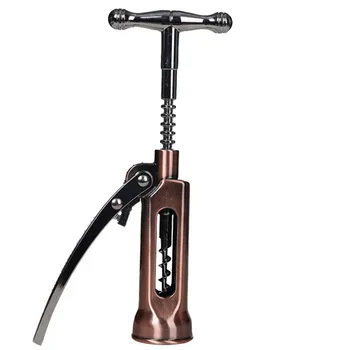 

1pc Wine Bottle Opener Wine Cork Screw Single Wing Thicker Zinc Alloy Wine Liquor Drink for Home Bar Party Wedding Bar Tools