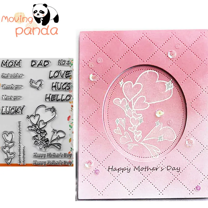 

HEART Metal Cutting Dies and stamps DIY Scrapbooking Card Stencil Paper Handmade Album Wedding Decor