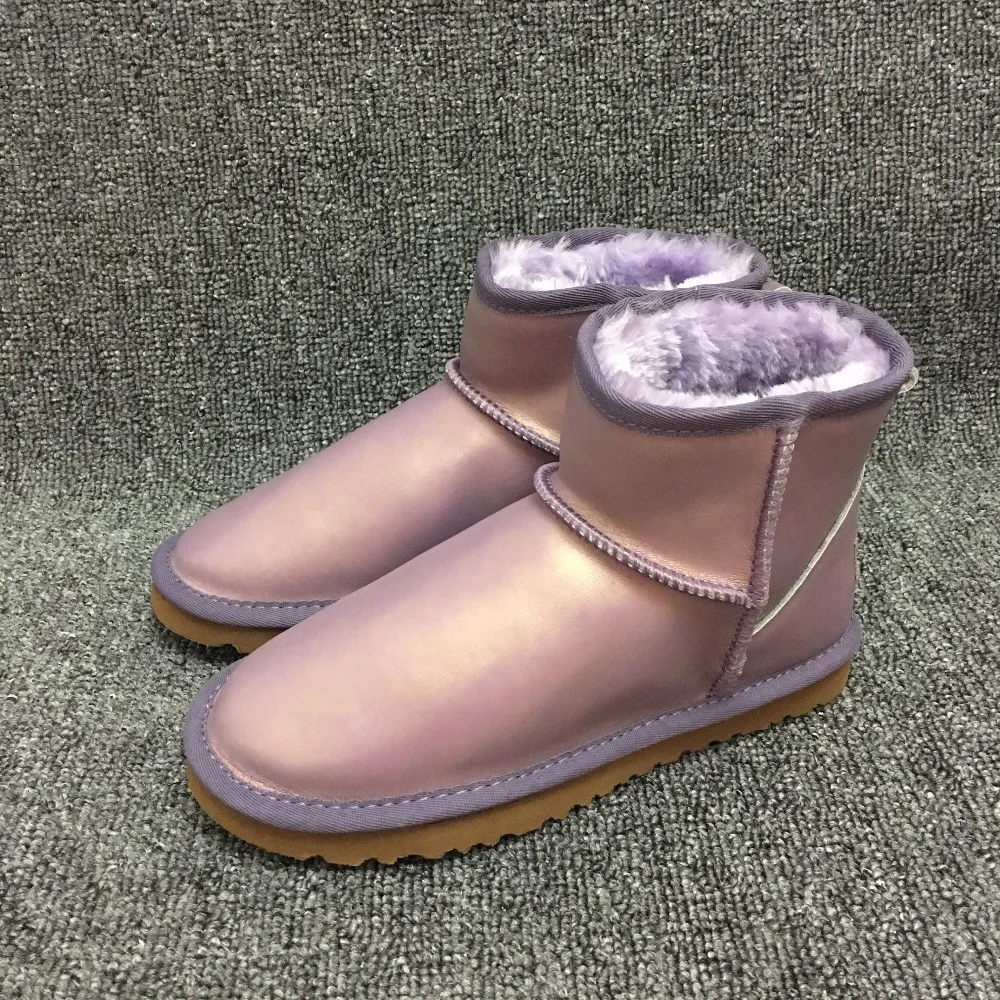 

HOT Australia Style Waterproof Women Snow Boots Winter Warm Leather Outdoor Ankle Boots Brand Ivg Unisex Plus Size US3-14