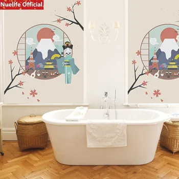 

Japanese anime pattern electrostatic frosted glass film opaque bathroom living room bedroom kids room kindergarten window film