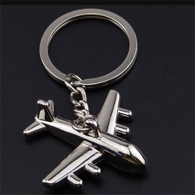 

Hot Sale 1PC Aircraft Model Keychain Outdoor Key Ring Pendant Keyring for Gift