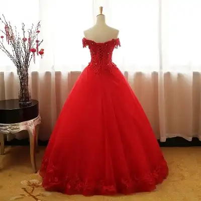 short red quinceanera dresses