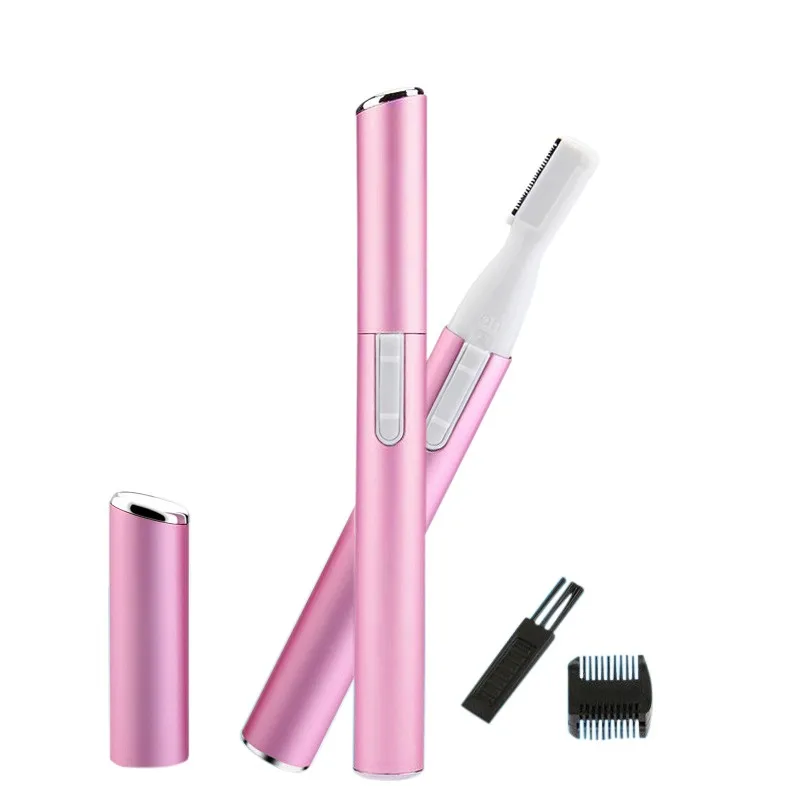 

Electric Eyebrow Trimmer Shaver Portable Face Body Shaver Razor Epilator Facial Hair Remover Depilation Battery Operated Shaver