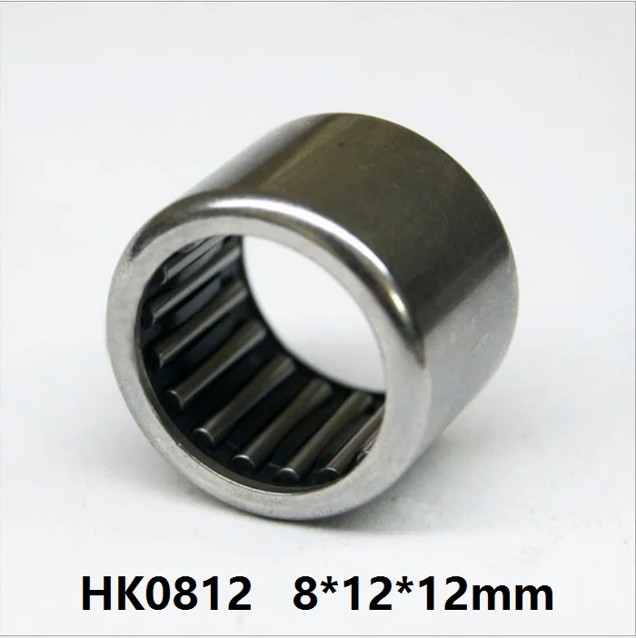 100 шт./лот HK0812 HK081212 тянутый роликовый подшипник 8x12x12 мм миниатюрный бесплатная