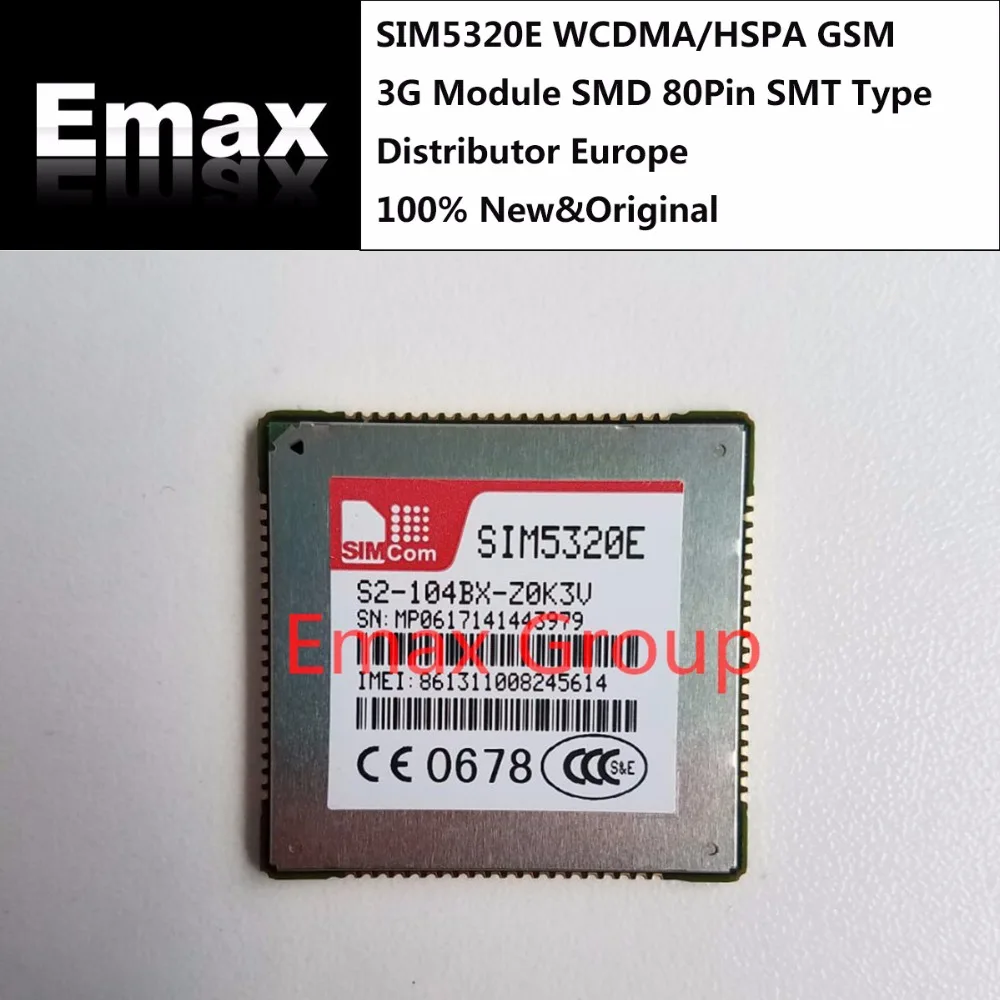 SIM5320E WCDMA/HSPA GSM 3G Module SMD 80Pin SMT Type 100% New&Original ...