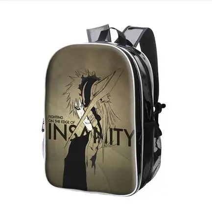 

High Q NEW FASHION anime bleach pu leather backpack preppy style travel bag