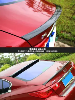 

Fit for Infiniti Q50L carbon fiber rear spoiler rear wing