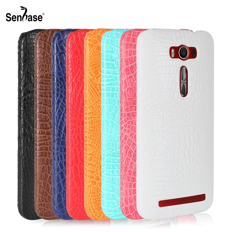 For Asus Zenfone 2 Laser ZE601KL ZE550 Case Luxury Crocodile Pattern Leather Cover ZE550KL ZE500KL | Мобильные телефоны и