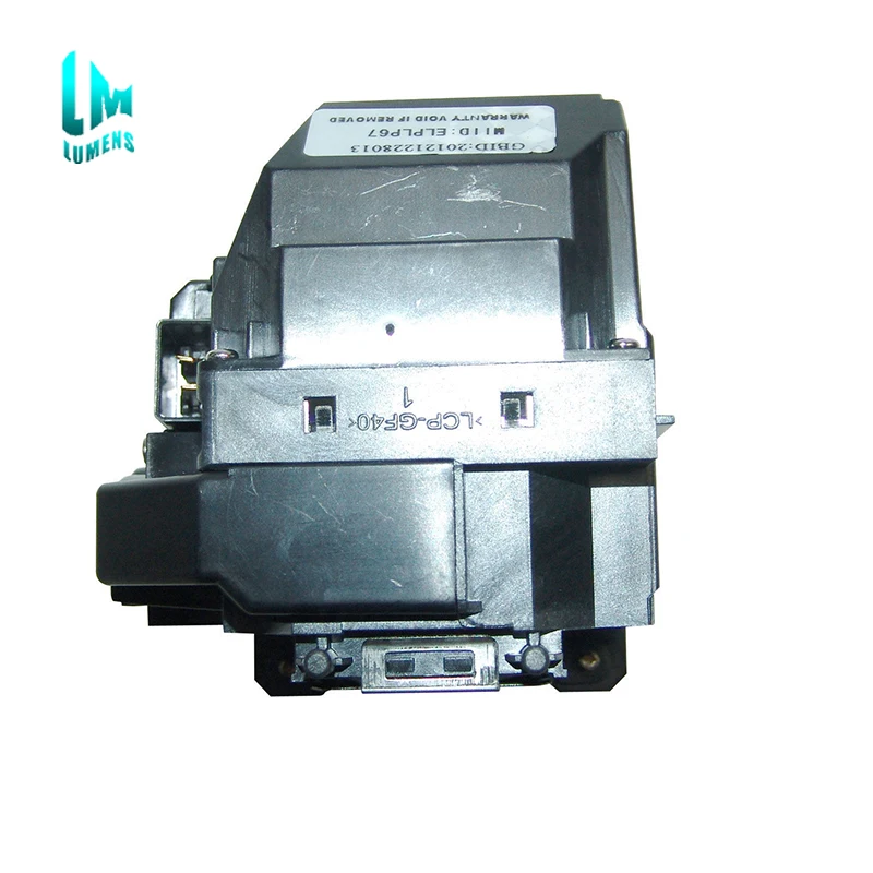 Для печатающей головки Epson лампой для ELPLP67 V13H010L67 EB-X02 EB-S02 EB-W02 EB-W12 EB-X12 EB-S12 S12 EB-X11 EB-X14 EB-W16 eb-s11 H432B