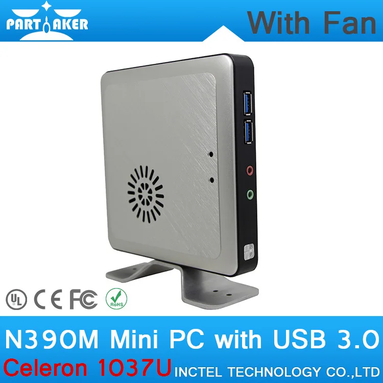 4G RAM only Partaker N390M Celeron 1037U Linux MINI PC with 14 14cm Motherboard support Bluetooth