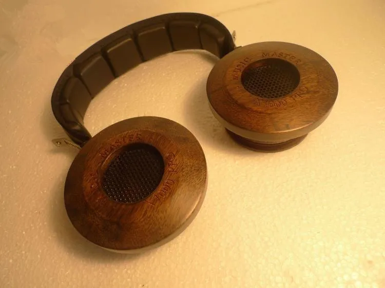 

Headphone housing black Sandalwood Pluggable wire 50MM unit applicable(don't contain driver and cable)