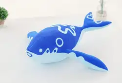 Мягкая игрушка около 60 см синий кит Плюшевые игрушки Мягкая кукла подарок на день рождения w1855
