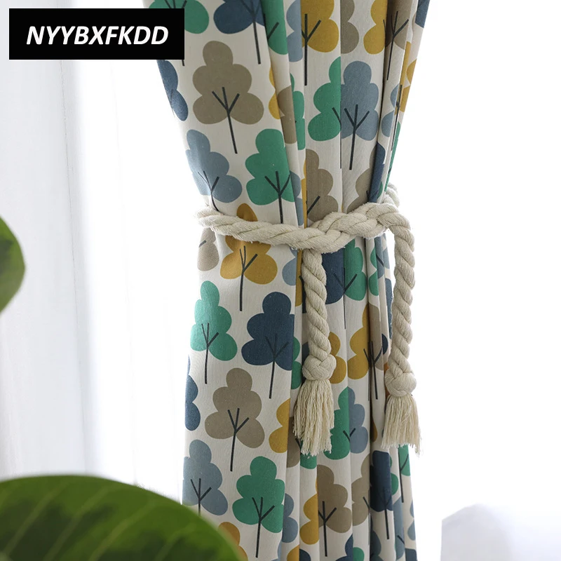 

Printed Blackout Curtains Cloth Home Decoration Modern For Bedroom Living Room Window Curtain Fabric Treatment