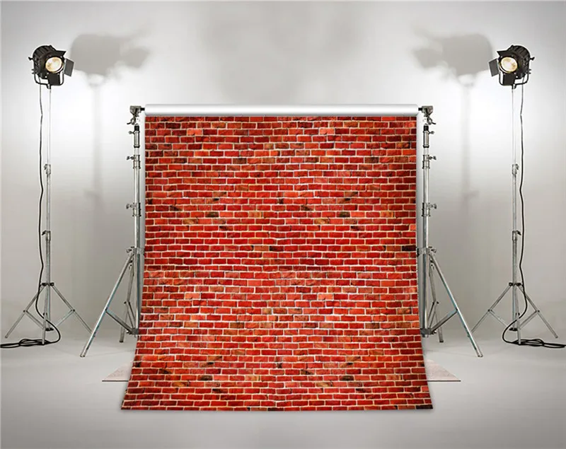 

Art Fabric Photography Backdrops Red Brick Wall Backdrop Vinyl Photography Background For Photo Studio Photobooth Props