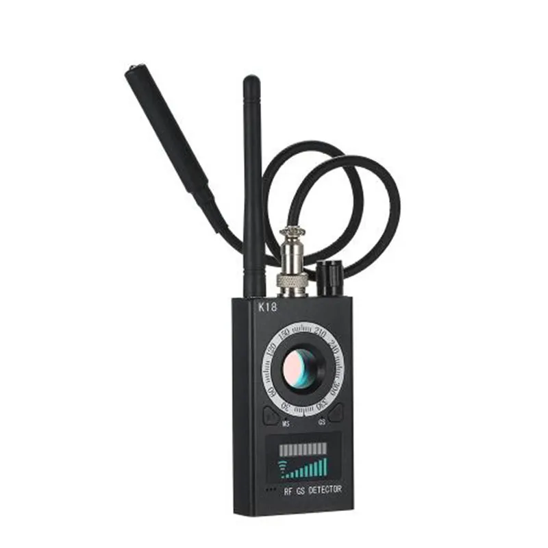 K18 Multi-function Anti-spy Detector Camera GSM Audio Bug Finder GPS Signal Lens RF Tracker Detect Wireless Portable Finder