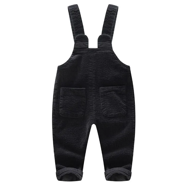 75-95cm height new autumn fashion style baby boy baby girl corduroy overall baby girl atumn pant - Цвет: as picture