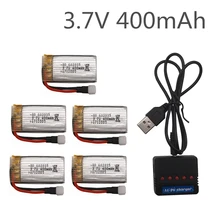 H31 akumulator Lipo 3.7V 400 mAh 30C do KY101 wodoodporny Drone oryginalny akumulator litowo-jonowy H31 + ładowarka kablowa 5w1