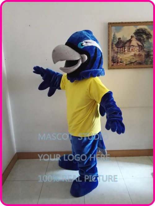 

blue eagle mascot hawk falcon mascot costume custom fancy costume anime cosplay kit mascotte theme fancy dress carnival costume