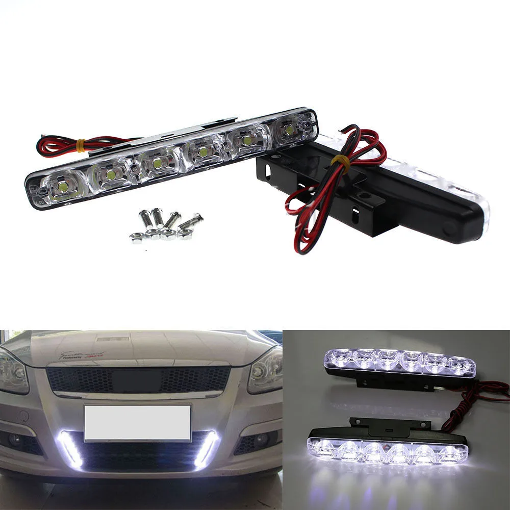 SEAMETAL 2Pcs LED Car Daytime Running Light Universal Waterproof Headlight Rgb 12v Turn Signal Drl Scan Light Strip I3125336356